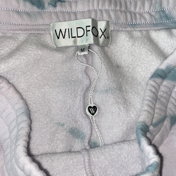 Wildfox‎ Nikki joggers medium NEW tie dye medium cargo pocket sides drawstring - Picture 3 of 6
